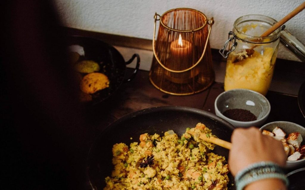 Ghee-Verwendung beim Kochen Ghee-Verwendung beim Kochen